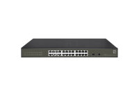 LevelOne Switch 24xGE/2xSFP                   19"...