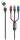 2GO USB / Type C Ladekabel Micro USB, Lightn., USB-C 1,2m sw