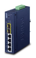 PLANET Industrial L2/L4 4-Port GE + 2-Port 1000X SFP