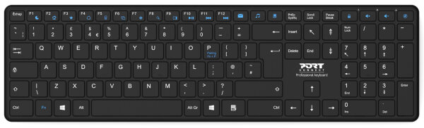 Port TASTATUR QWERTZ OFFICE PRO RECHARGEABLE BLUETOOTH - DE