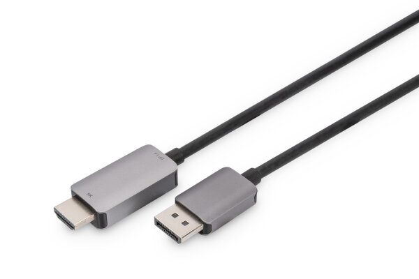 DIGITUS DisplayPort Adapterkabel DP->HDMIA St/St 8K 1,8m sch