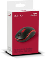 Speedlink Maus CEPTICA, kabellos, schwarz-rot retail