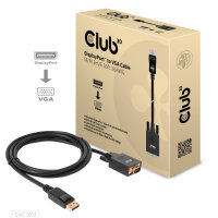 Club3D Kabel   DisplayPort > VGA       St/St 2m retail