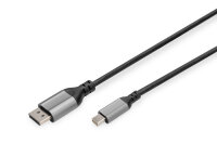 DIGITUS DisplayPort Adapterkabel mini DP->DPort St/St...