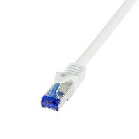Logilink Patchkabel Ultraflex, Cat.6A, S/FTP, weiß,...