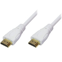 Techly HDMI Kabel A M/M high speed 5m weiß