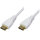 Techly HDMI Kabel A M/M high speed 5m weiß