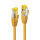LINDY Patchkabel Cat6A RJ45 S/FTP Cat7 LSZH Kabel gelb 3m