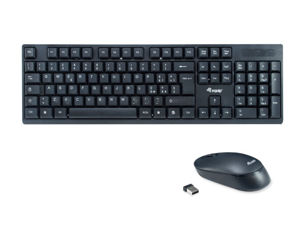 Equip Kombi Wireless Tastatur+Maus                IT schwarz