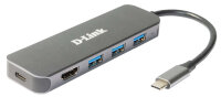 D-Link DUB-2333  5-in-1 USB-C Hub mit HDMI/USB-PD retail