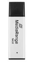 MediaRange USB-Stick USB 3.0 high performance 16GB  alu