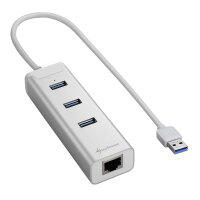 Sharkoon 3-Port USB3.0+RJ45