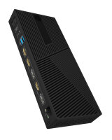 Dockingstation IcyBox Hybrid mit dreifacher Videoausgabe...