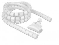 DELOCK Spiralschlauch mit Einziehwerkzeug 2,5 m x 30 mm...