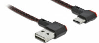 DELOCK USB-A 2.0  Stecker < USB-C Stecker gewinkelt...