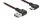 DELOCK USB-A 2.0  Stecker < USB-C Stecker gewinkelt 0,2m SW