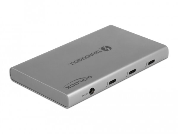DELOCK Thunderbolt Hub 3 Port + USB-A 10 Gbps Port 8K