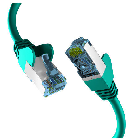 EFB RJ45 Patchkabel mit Cat7 Rohkabel 20.00m grün