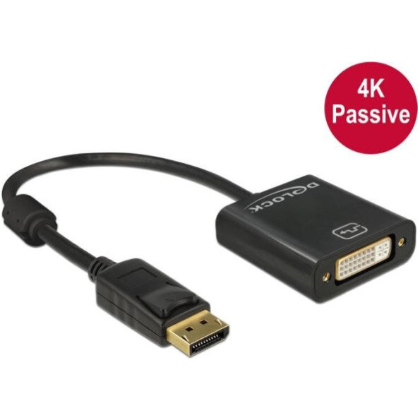 DELOCK Displayport Adapter DP -> DVI(24+5) 4K Passiv