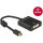 DELOCK Displayport Adapter mini DP -> DVI(24+5) 4K Aktiv