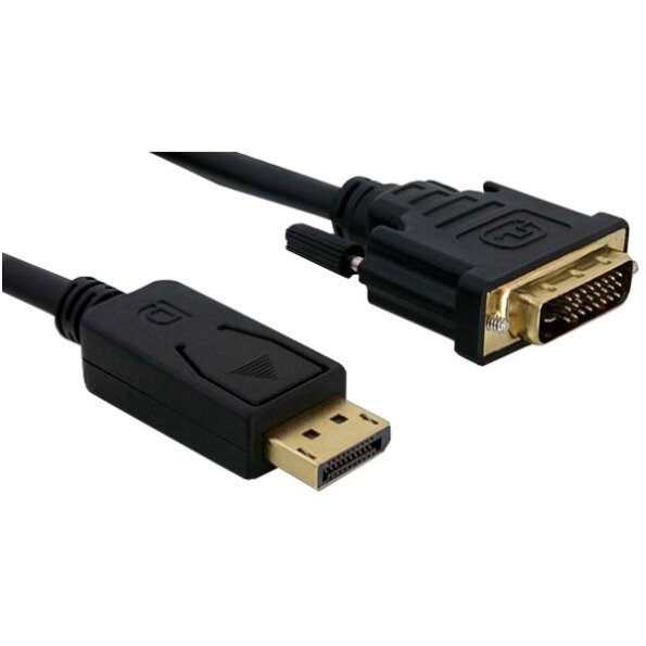 DELOCK Displayport Kabel DP -> DVI(24+1) St/St 3.00m schwarz