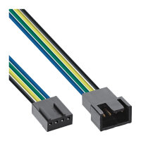 InLine Lüfterkabelverlängerung 4pol Molex Stecker / Buchse PWM 30cm