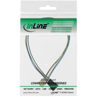 InLine Lüfterkabelverlängerung 4pol Molex Stecker / Buchse PWM 30cm