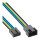 InLine Lüfterkabelverlängerung 4pol Molex Stecker / Buchse PWM 30cm