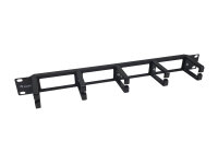 Equip 19" Kabelmanagement 5xPlastikringe Plastik 1U...