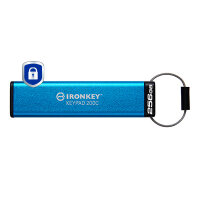 256GB Kingston IronKey Keypad 200C AES-256 USB-C Stick...