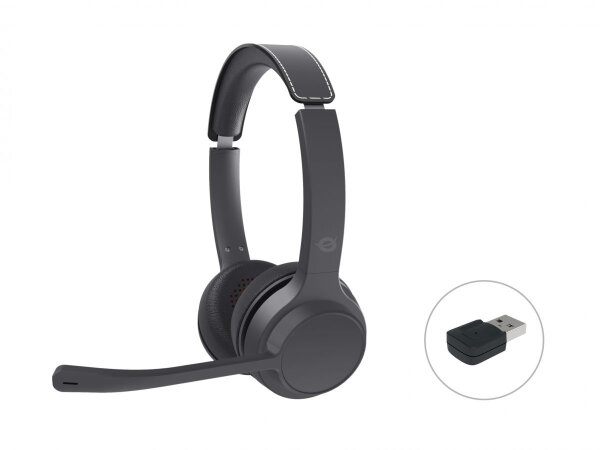 CONCEPTRONIC Headset Stereo WLS BT5.3/Mikro/ANC/+   40Std sw