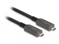 DELOCK Aktives Optisches USB-C Video + Daten + PD Kabel 8 m