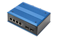 DIGITUS Switch 4+2-Port Gigabit  Ethernet PoE SC 20 km