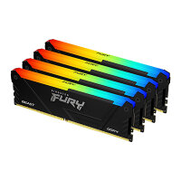DDR4 128GB PC 3600 CL18 Kingston KIT (4x32GB) FURY Beast...