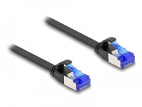 DELOCK RJ45 Flachband Patchkabel Stecker zu Stecker Cat.6A