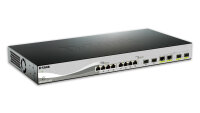 Switch 440mm D-Link DXS-1210-12TC  2*Combo/ 2*SFP+/ 8*XGE...