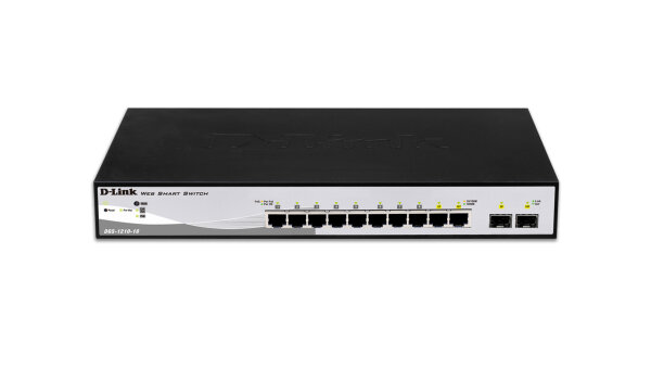 Switch 280mm D-Link DGS-1210-10           2*SFP/ 8*GE retail