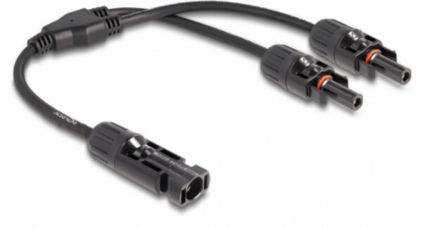 DELOCK DL4 Solar Splitter Kabel 1 x Stecker zu 2 x Buchse 3