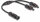 DELOCK DL4 Solar Splitter Kabel 1 x Stecker zu 2 x Buchse 3