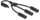 DELOCK DL4 Solar Splitter Kabel 1XBuchse zu 3xStecker 35cm