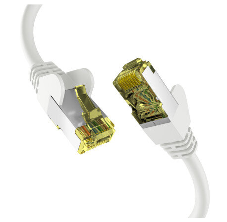 EFB CAT6a WEISS 1m Patchkabel S/FTP PIMF