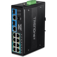 TRENDnet Industrie Switch 10-port Gbit PoE++ Din-Rail