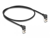 DELOCK RJ45 Netzwerkkabel Cat.6A S/FTP Slim 90°oben...