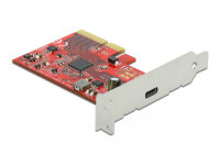 DELOCK PCI Expr x4 Card 1 x extern USB 20 Gbps USB-C Bu. 3A
