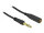 DELOCK Klinkenkabel 6,35 mm 3 Pin Stecker zu Buchse 10m SW
