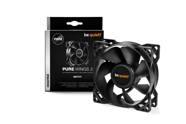 be quiet! Pure Wings 2 92mm Case Fan 9.2cm Gehäuselüfter schwarz