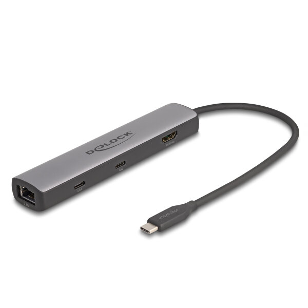 DELOCK USB 40 Gbps USB-C Dockingstation 8K - HDMI USB 10Gbps