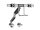 Equip Tischhalterung 17"-32"/2TFT 360° Gasfeder  9Kg  silber lite Retail