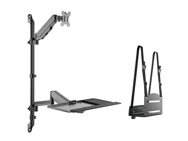 Equip Wandmontierte Workstation 17"-32"/1TFT     8Kg schwarz lite Retail