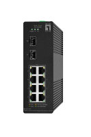 LevelOne Industr.PoE+Switch  8xGE PoE/2xSFP  110W Hilbert SL